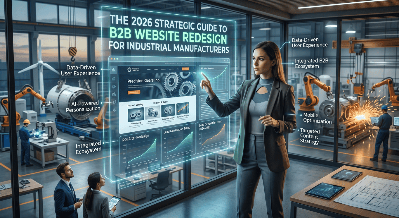 The 2026 Strategic Guide to B2B Website Redesign for Industrial Manufacturers